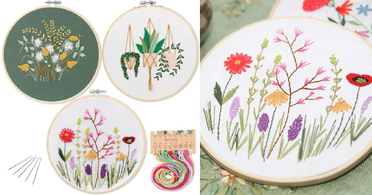 You Can Get A Starter Embroidery Set For The Person Who Needs A New Hobby