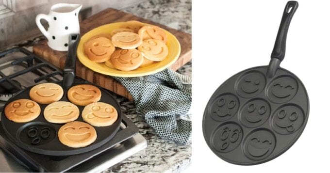 This Emoji Pancake Pan Turns Your Breakfast Into Something Worth Smiling Over