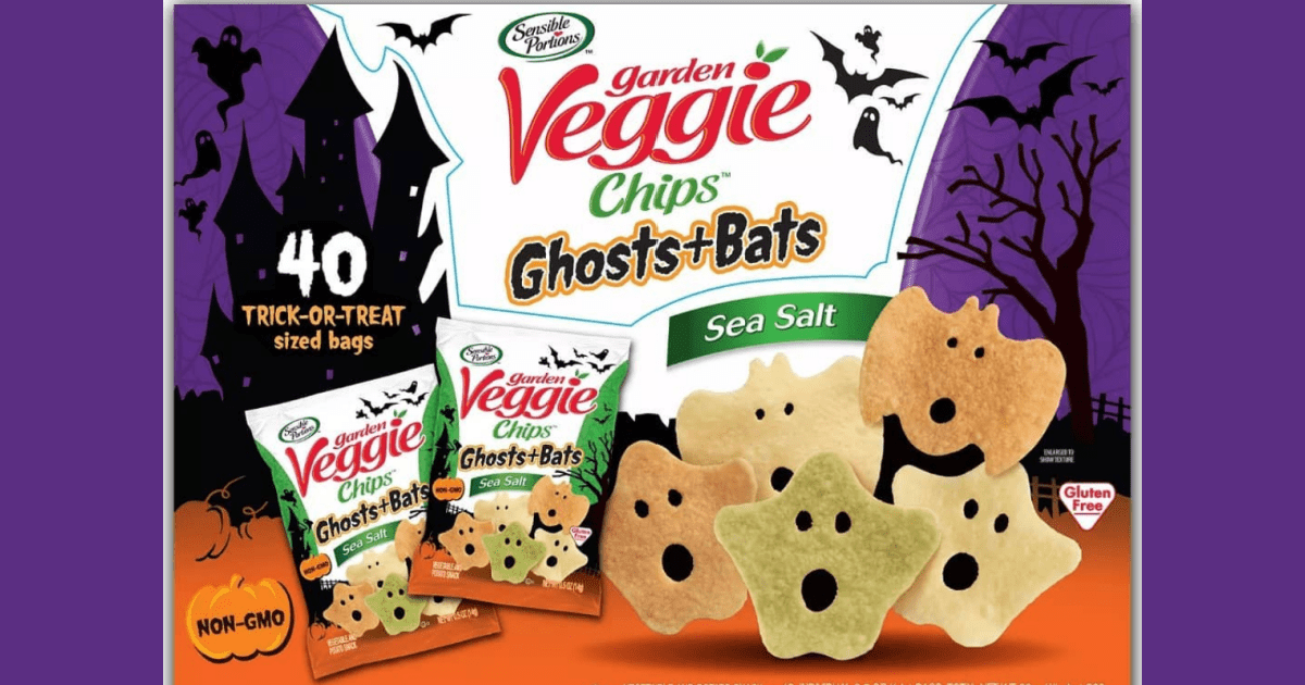 Garden Veggie Chips Now Come In Ghost And Bat-Shaped Chips And They’re Almost Too Cute To Eat