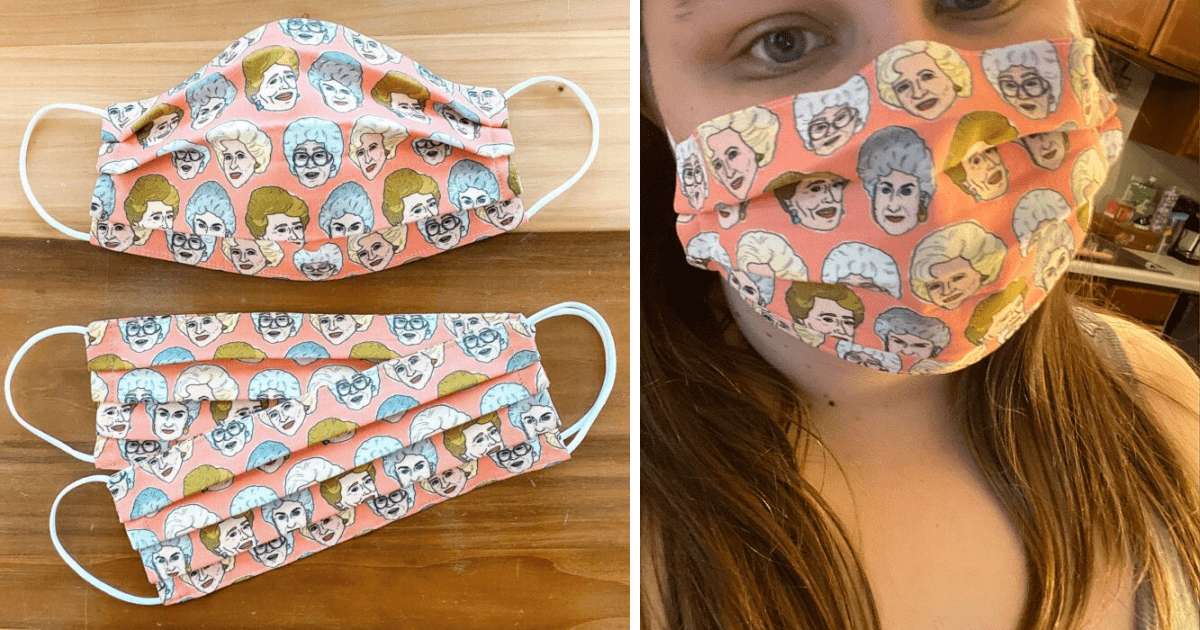 You Can Get A ‘Golden Girls’ Face Mask To Wear While You Shop For Cheesecake