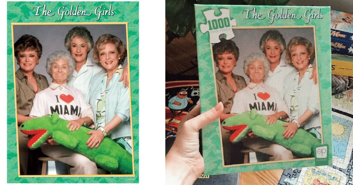 You Can Get A 1,000 Piece ‘Golden Girls’ Puzzle To Put Together While You Eat Cheesecake