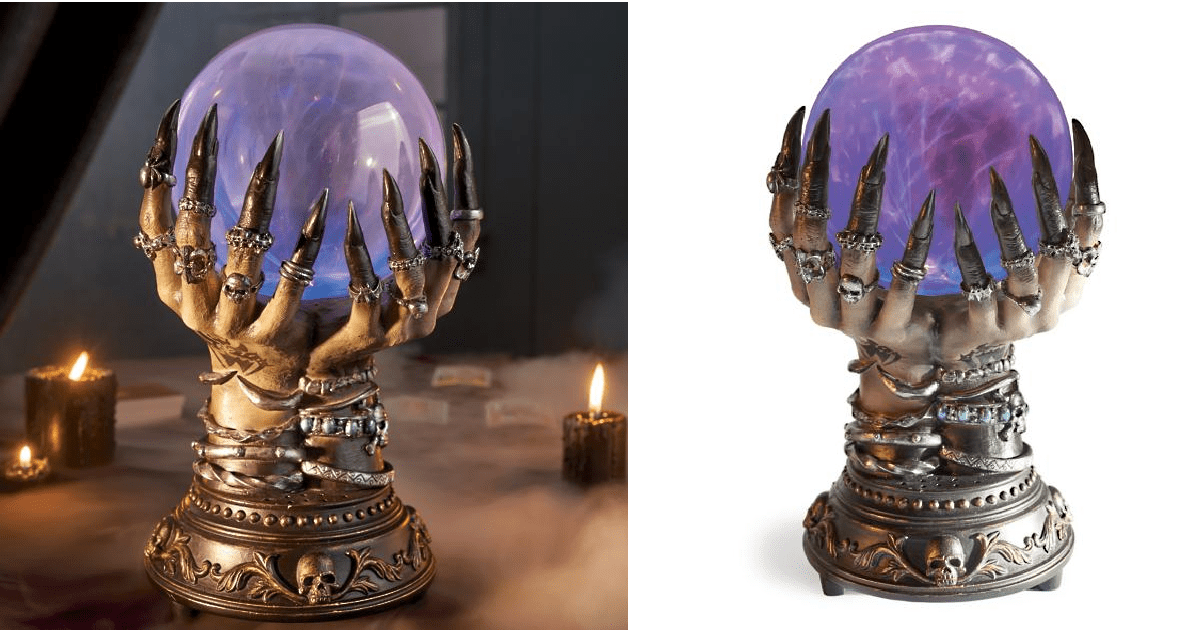 This Glowing Crystal Ball Is The Perfect Spooky Decor For Halloween