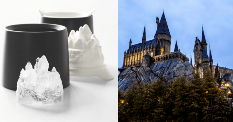 This Ice Cube Mold Turns Your Water Into A Tiny Hogwarts Castle, Accio It To Me!