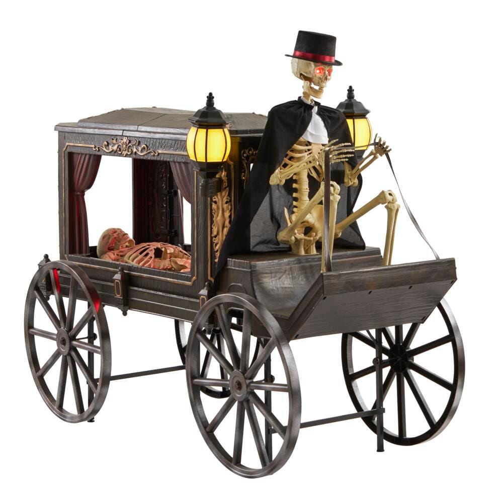 Home Depot Is Selling A Haunted Hearse Complete With A Skeleton That Talks   Home Accents Holiday Animatronics 2031 60066 A0 1000 