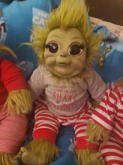 You Can Get A Grinch Baby Doll That Looks Incredibly Realistic