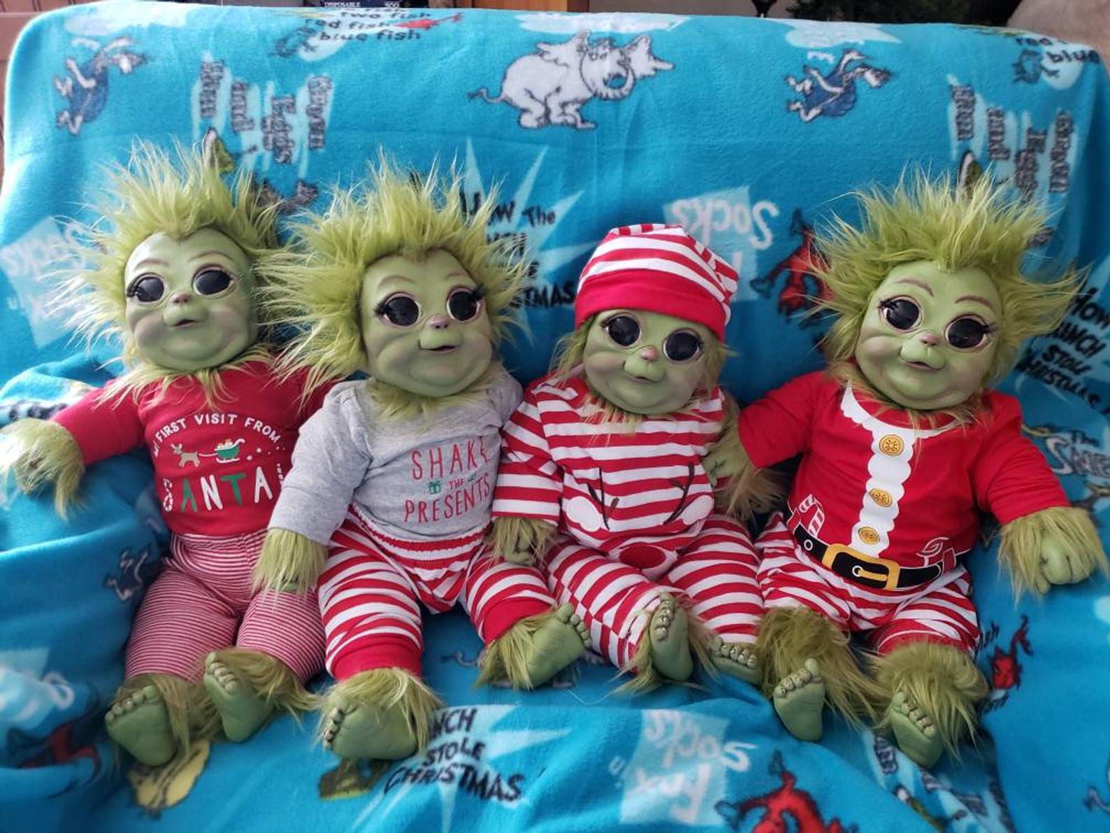 You Can Get A Grinch Baby Doll That Looks Incredibly Realistic