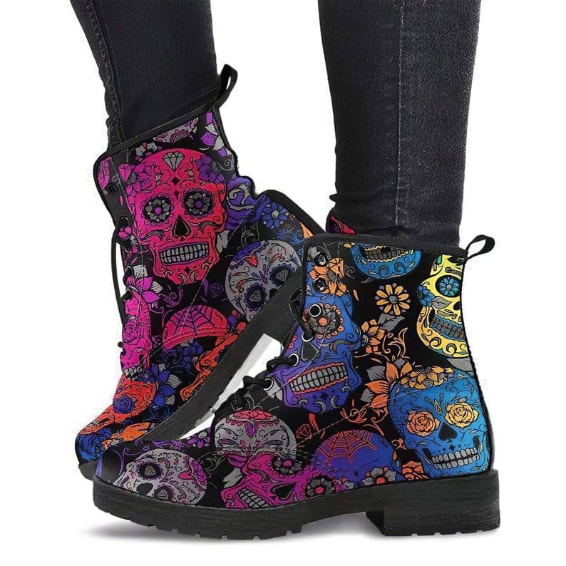 You Can Get Sugar Skull Boots For The Most Festive Fall Shoes Ever