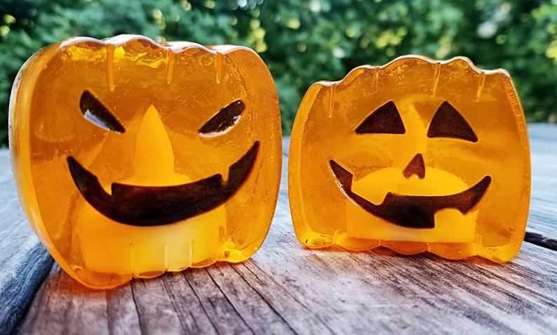 These Light-Up Halloween Pumpkin Soaps Will Make Your Kids Excited To Wash
