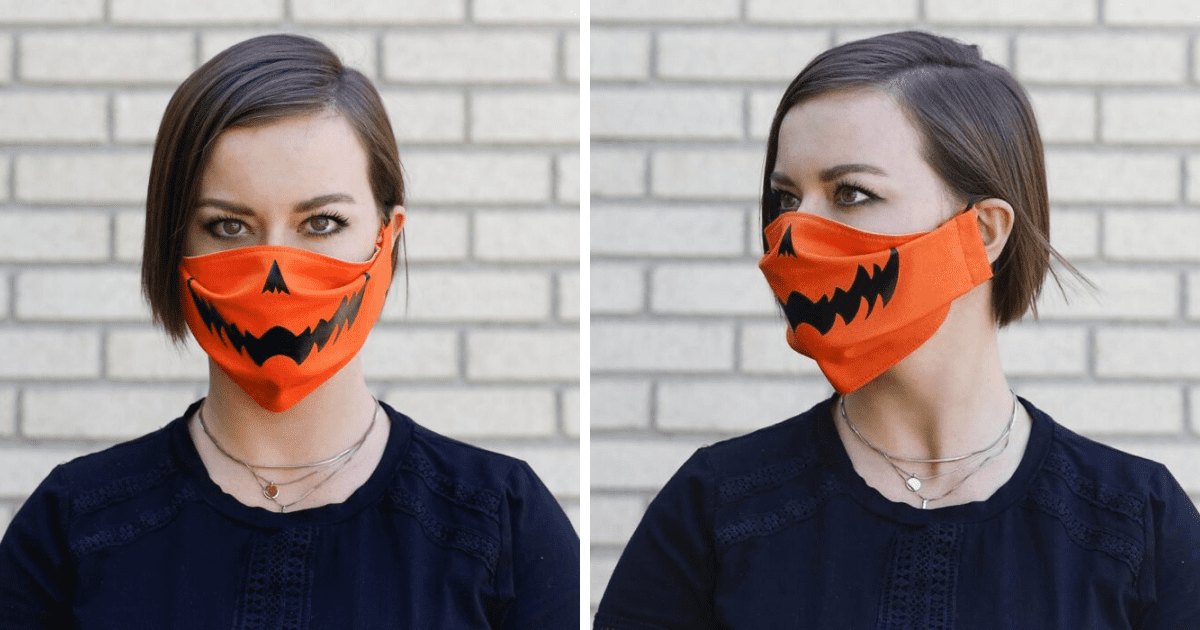 You Can Get A Jack O’ Lantern Face Mask Just In Time For Halloween