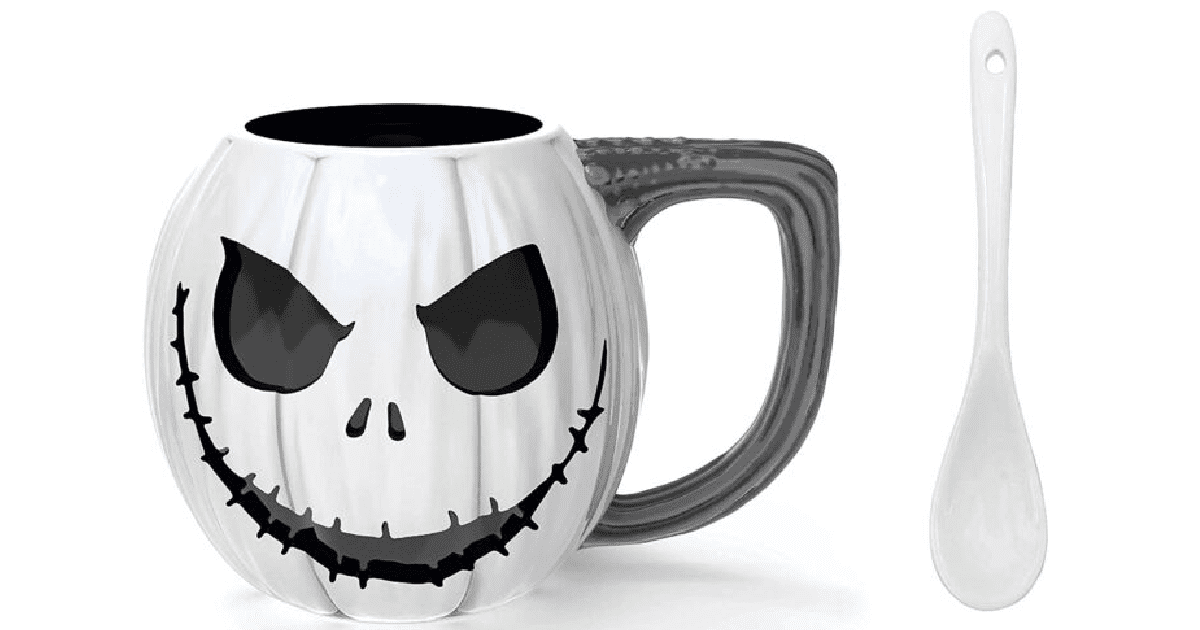 Amazon Is Selling A Jack Skellington Mug Complete with A Spoon and It’s Simply Meant To Be Mine