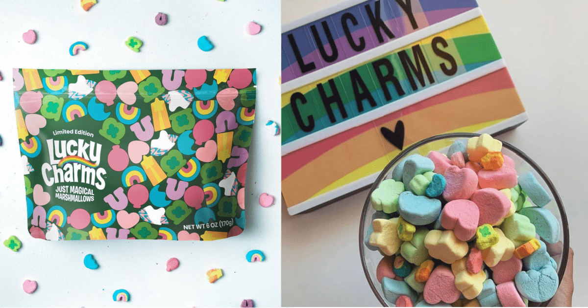 You Can Now Just Get A Bag Of All Lucky Charms Marshmallows and My Life Is Now Complete