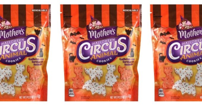 Mother’s Circus Animal Cookies Released A Halloween Version Complete With Bat and Cat Shapes