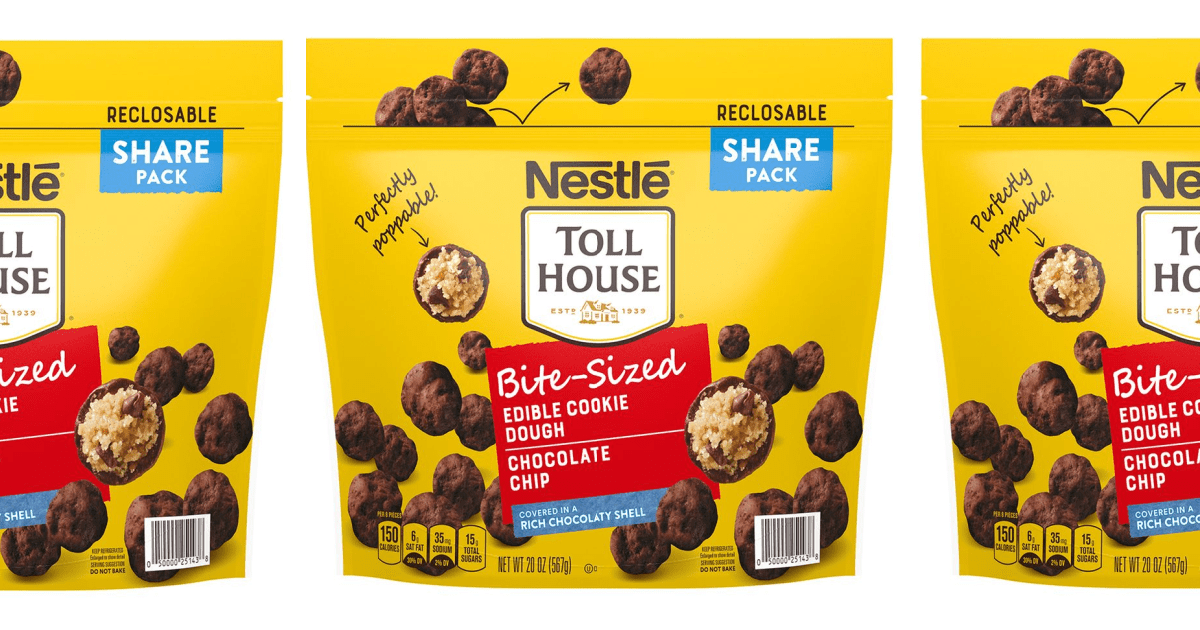 Nestlé Toll House Is Releasing Edible Cookie Dough Bites Dipped In Chocolate And It Doesn’t Get Better Than This