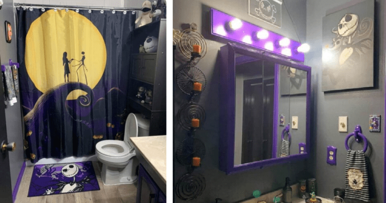 This Person Created A Nightmare Before Christmas Themed Bathroom And The Results Are Stunningly Spooky