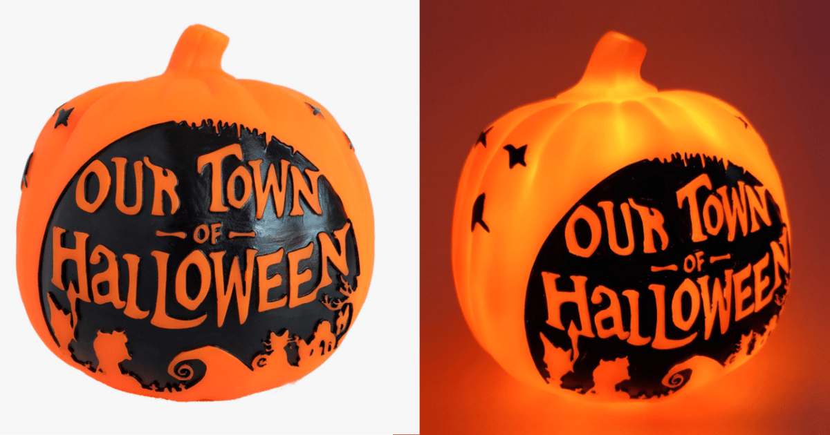 This Glowing Nightmare Before Christmas Pumpkin Is Simply Meant To Light Up The Night This Halloween