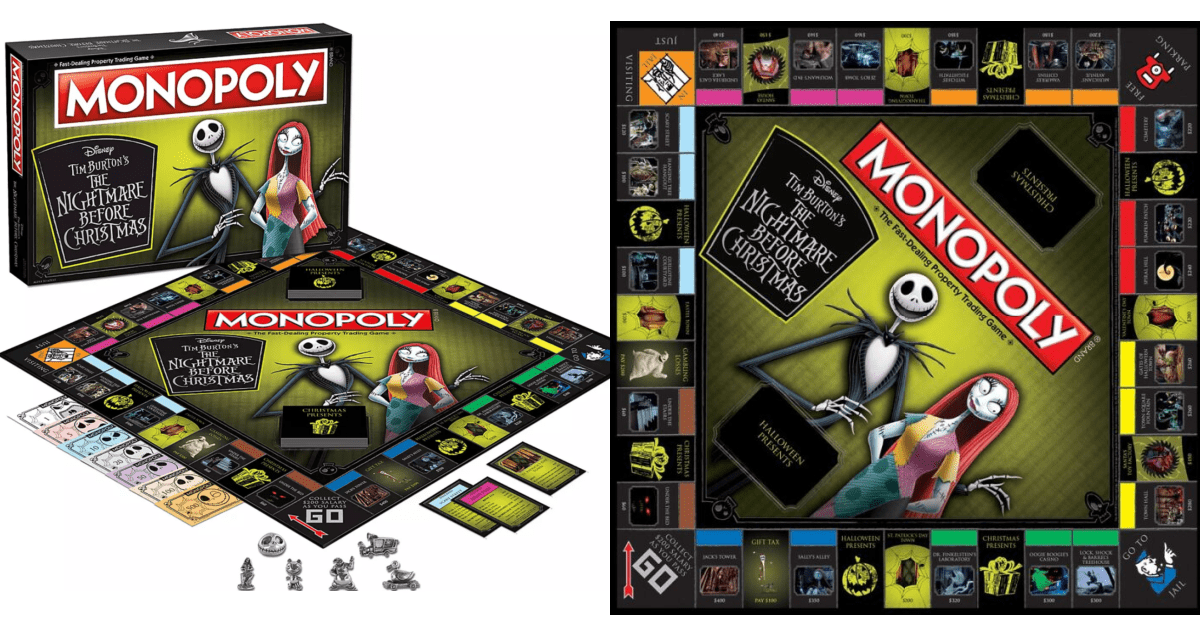 Family Game Night Is Simply Meant To Be With This ‘Nightmare Before Christmas’ Monopoly