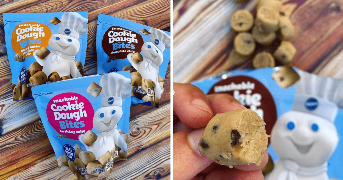Pillsbury Released Cookie Dough Bites That Are Safe To Eat Raw