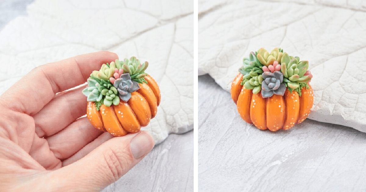 This Succulent Brooch Is The Cutest Accessory For Fall And I Need It In My Life