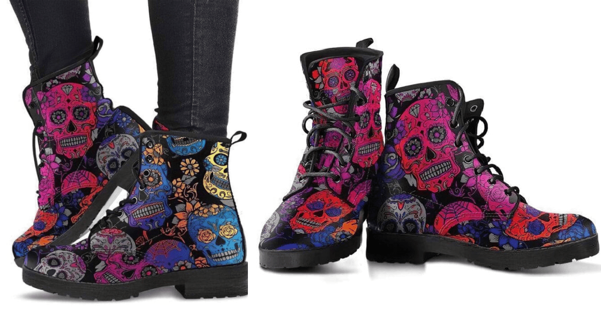 You Can Get Sugar Skull Boots For The Most Festive Fall Shoes Ever
