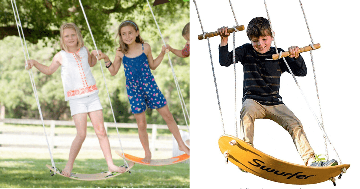 This Stand Up Swing Let’s You Surf On The Wind and My Kids Need One