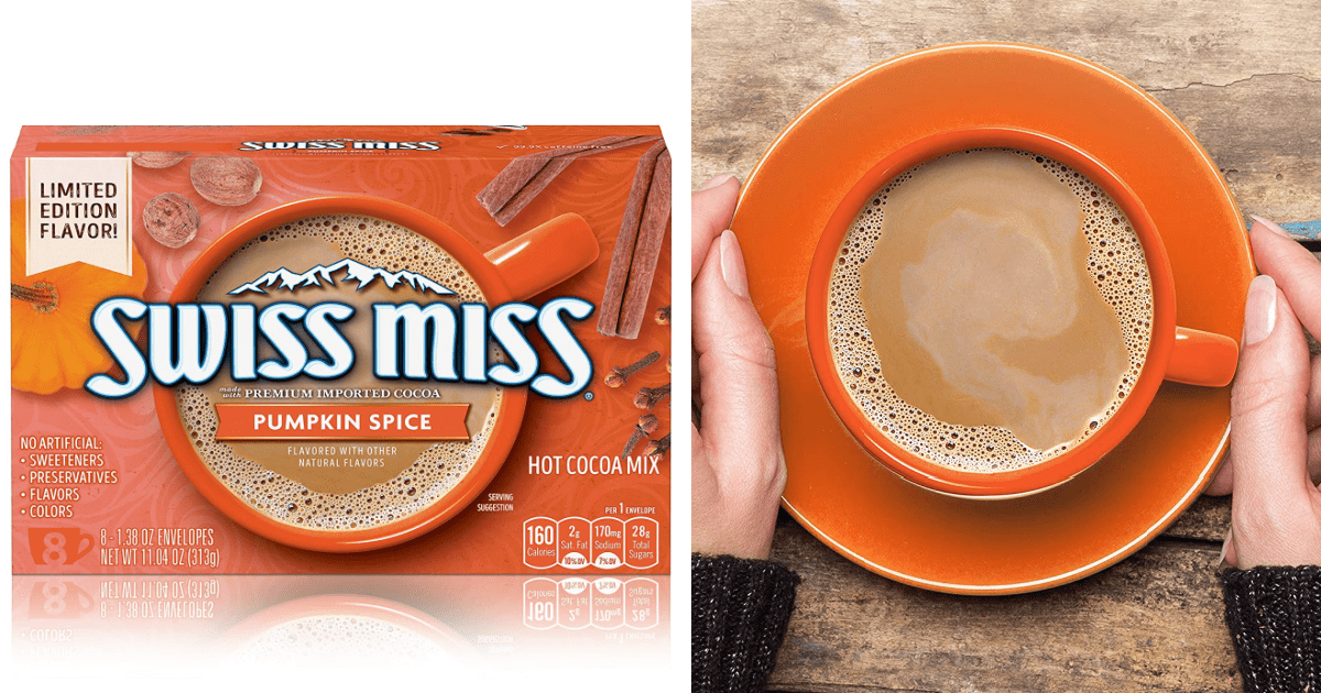 Swiss Miss Pumpkin Spice Hot Chocolate Is Here and Now I’m Ready For Fall Weather