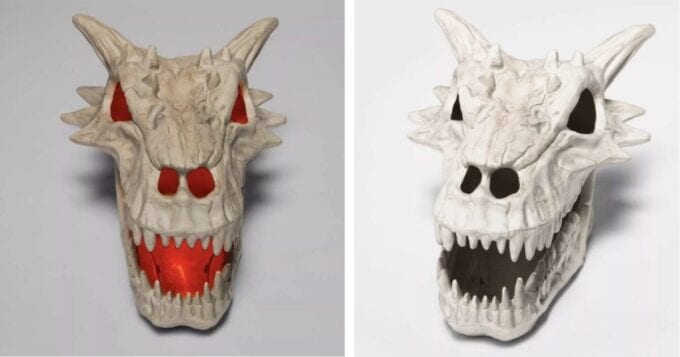 Target Is Selling A $20 Color Changing Dragon Skull and It’s Spooky Cool for Halloween