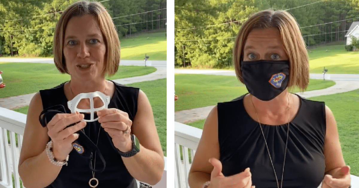 This Teacher Brilliant Idea Makes Talking While Wearing A Mask, So Much Easier