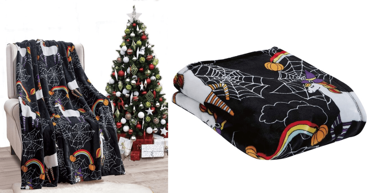 Amazon Is Selling A Halloween Unicorn Blanket And It Is Magical