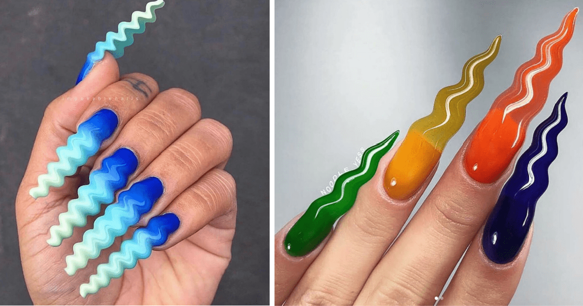 Long, Wavy Nails Are The Hottest New Beauty Trend And We Are Here For It