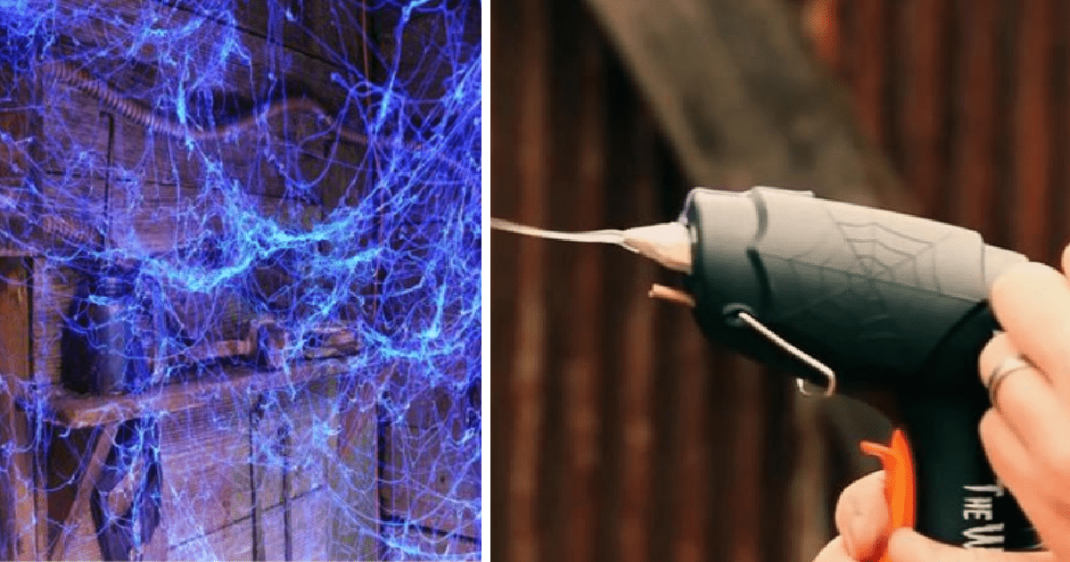 This Tool Creates Realistic Looking Spider Webs To Spook Up Your Home For Halloween