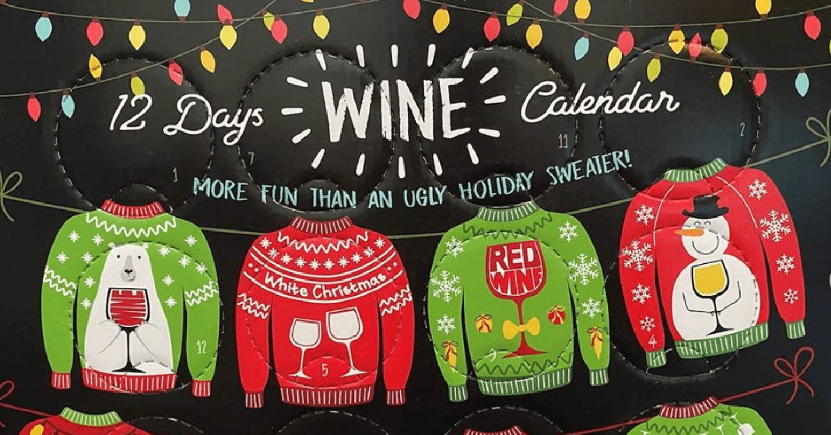 Sam’s Club Is Selling A Boozy Advent Calendar That Includes 12 Different Mini Bottles Of Wine