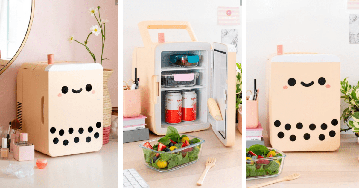How CUTE is this mini fridge from @supermoosetoys?! #gifted Not