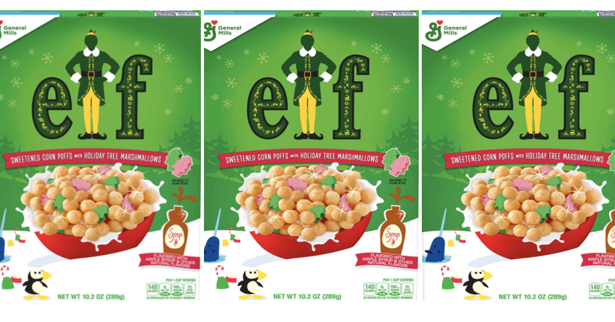 General Mills Is Releasing Buddy The Elf Cereal That Is Flavored With One Of The Four Main Food Groups – Syrup!