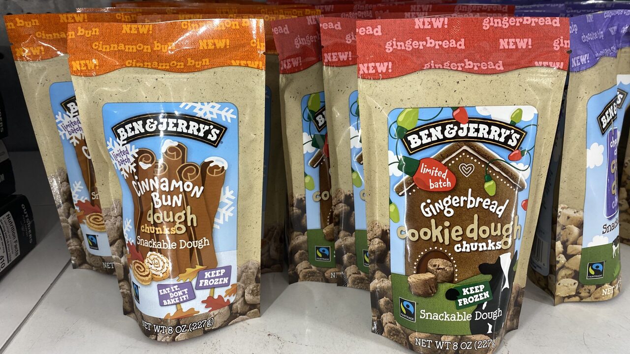 Ben And Jerry's Released Cookie Dough Chunks In Gingerbread and ...