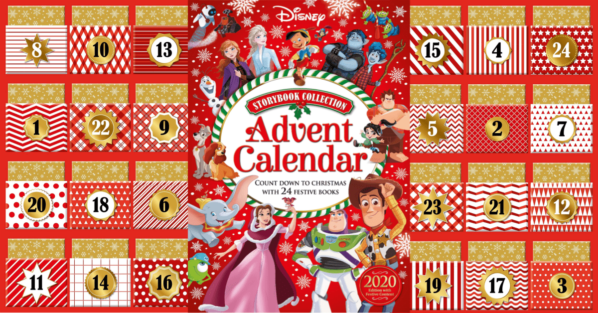 You Can Get A Disney Advent Calendar That Will Give You A Book To Read