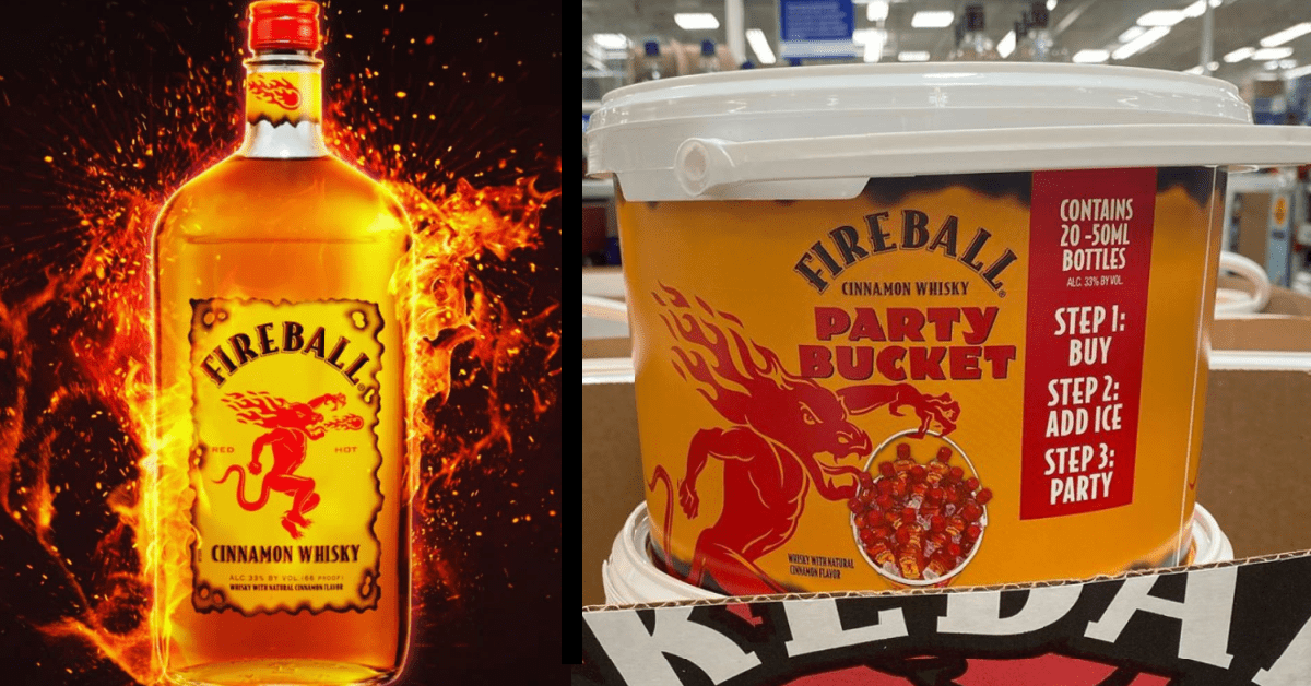 Sam’s Club Has A Fireball Party Bucket Complete With Tiny Fireball Shooters And I’ll Cheers To That