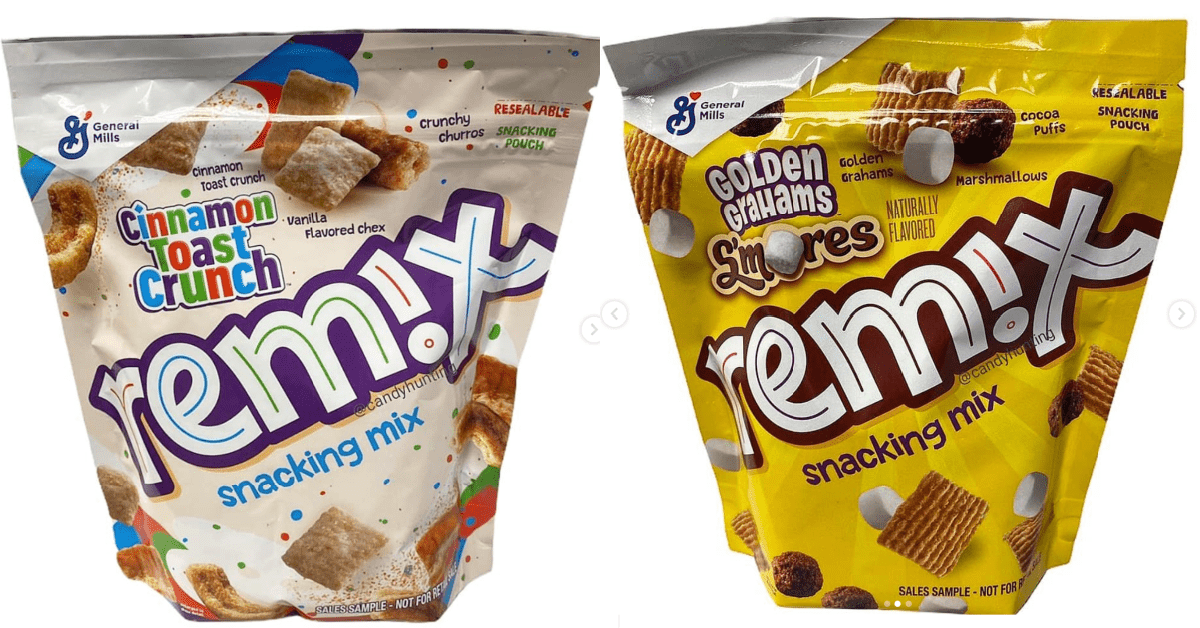 General Mills Has Turned Their Popular Cereals Into Snacking Mix Pouches That You Can Eat Straight From The Bag