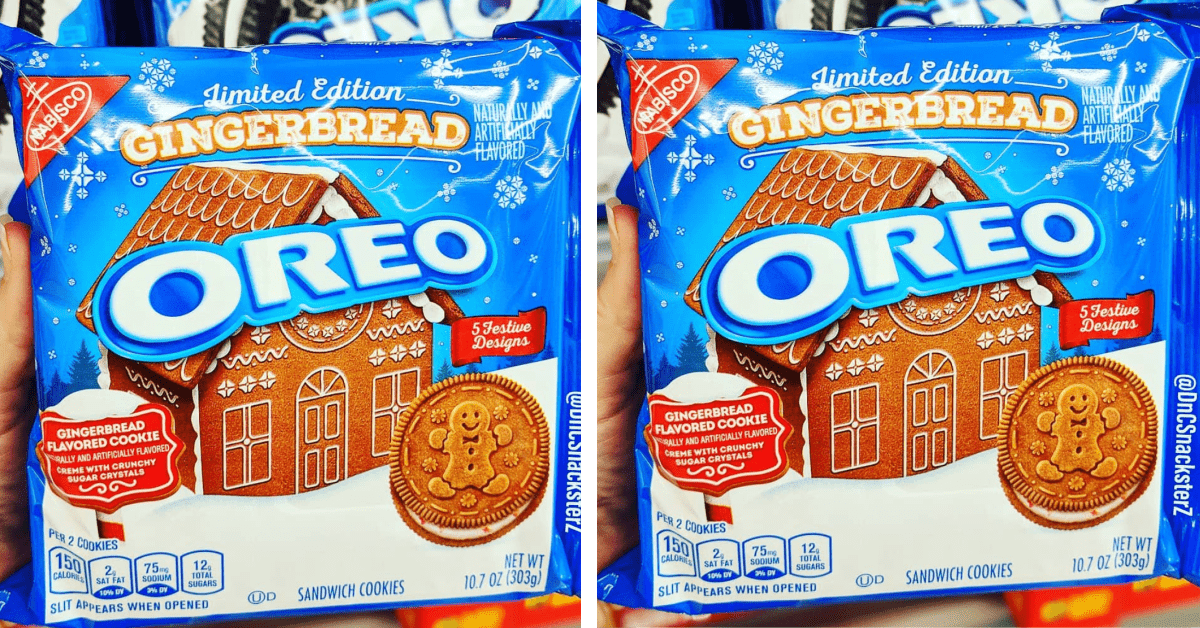 Oreo Released New Gingerbread Cookies That Brings The Holiday Spirit Early This Year