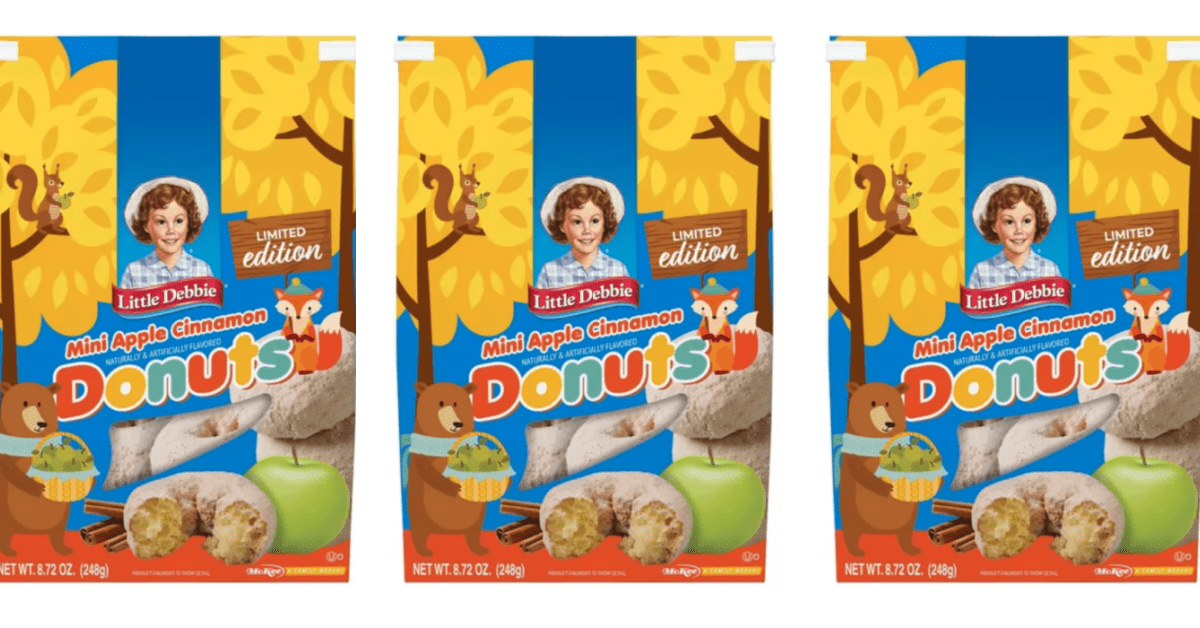 Little Debbie Mini Apple Cinnamon Donuts Are Here For That Person Who Loves Fall