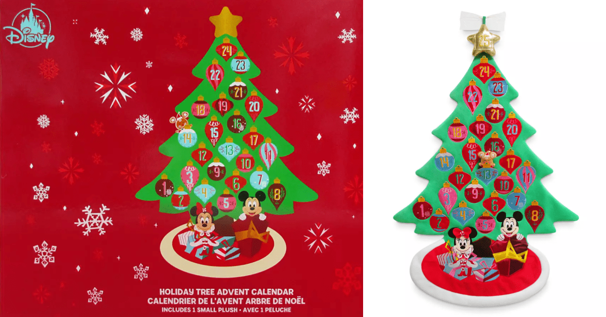 You Can Get A Mickey and Minnie Mouse Advent Calendar That Hangs On The Wall and It’s Adorable