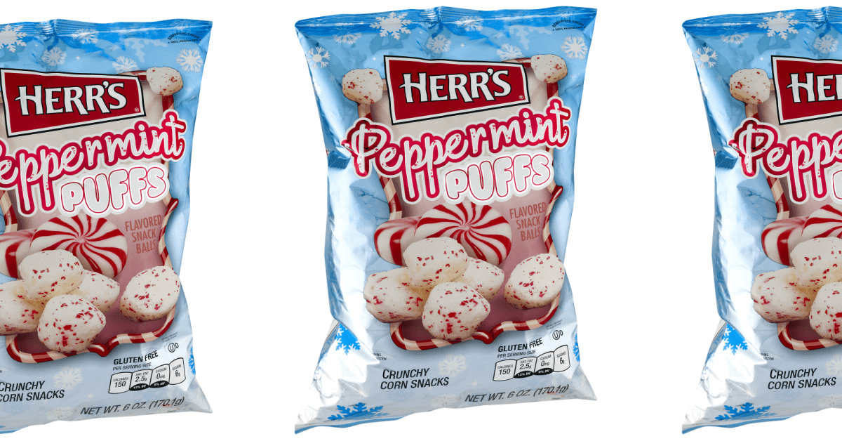 ‘Tis The Season For Herr’s Peppermint Puffs And I’m So Ready To Taste Them