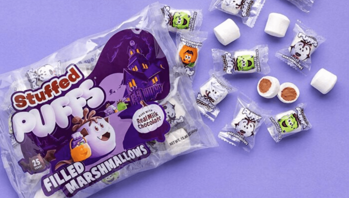 You Can Get Chocolate Stuffed Halloween Marshmallows For S’mores That Are Spooky Good
