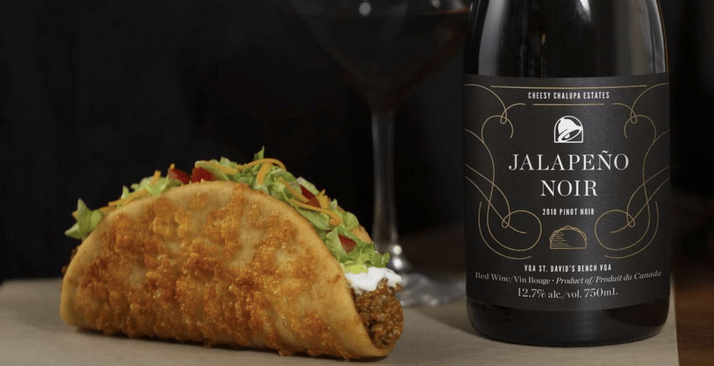 Taco Bell Is Now Selling Their Own Wine and It Has A Crunchy Texture Like A Chalupa
