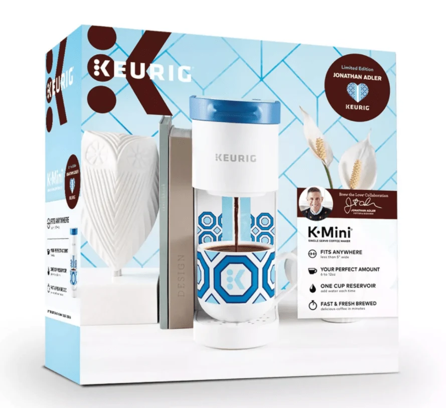 Jonathan Adler Partners with Keurig on a Chic Coffee Maker