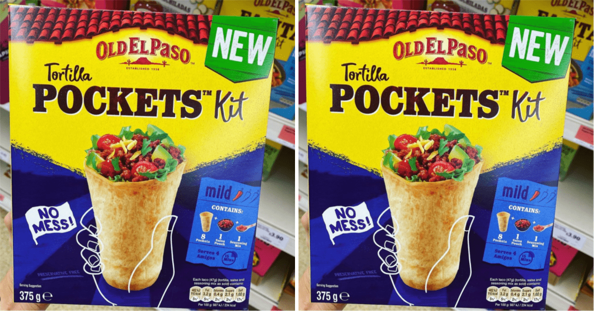 Old El Paso Released Tortilla Pockets So Your Taco Meat and Fixings Will Stay In Place