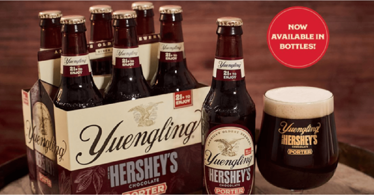 Yuengling Hershey’s Chocolate Porter Is Now Available In Bottles For A Limited Time
