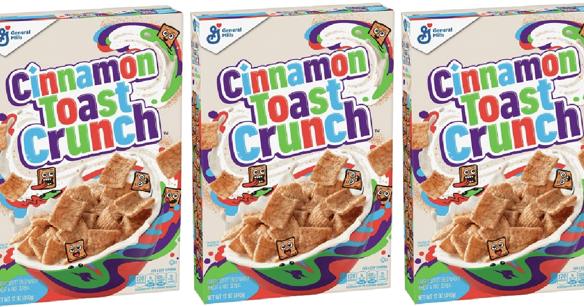 1991 Cinnamon Toast Crunch Cereal Box cc028 