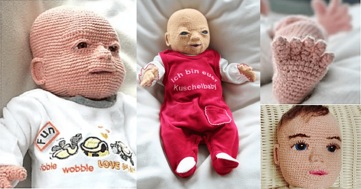 You Can Crochet Your Own Baby Doll That Has Incredibly Realistic Features