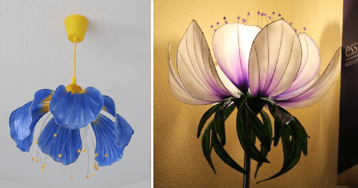 You Can Get Colorful Flower Shaped Lamps And They Are Stunning