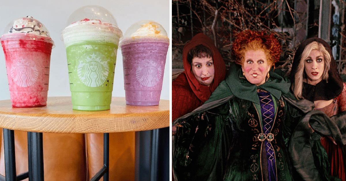 Here’s How To Order The Hocus Pocus Frappuccinos From Starbucks